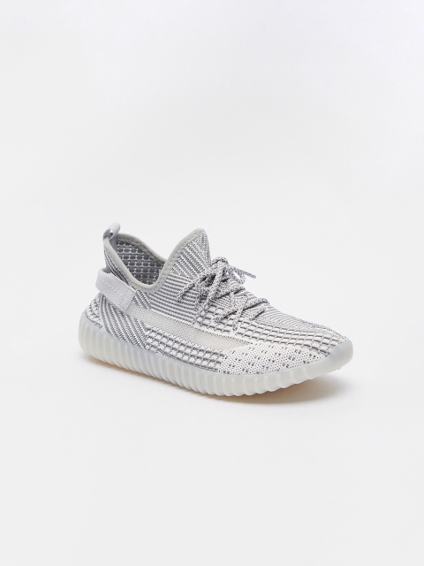 

shoexpress Boys Grey Textile Training or Gym Non-Marking Shoes