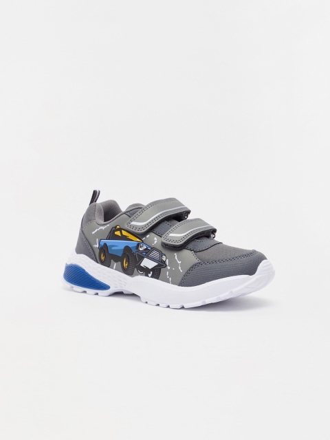 

shoexpress Boys Grey Walking Non-Marking Shoes