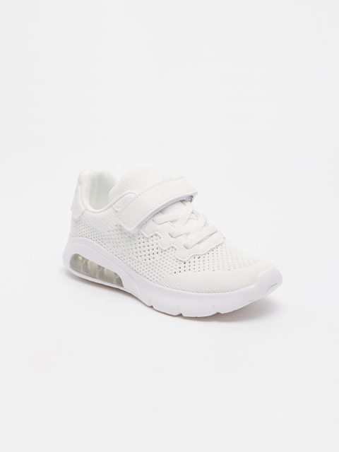 

shoexpress Boys White Textile Training or Gym Non-Marking Shoes