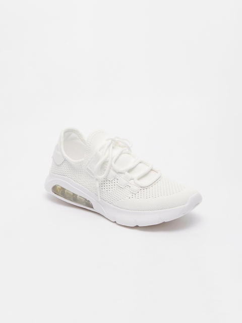 

shoexpress Boys White Textile Training or Gym Non-Marking Shoes