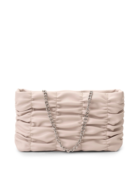 

MIRAGGIO Pink Structured Gathered Crossbody Sling Bag