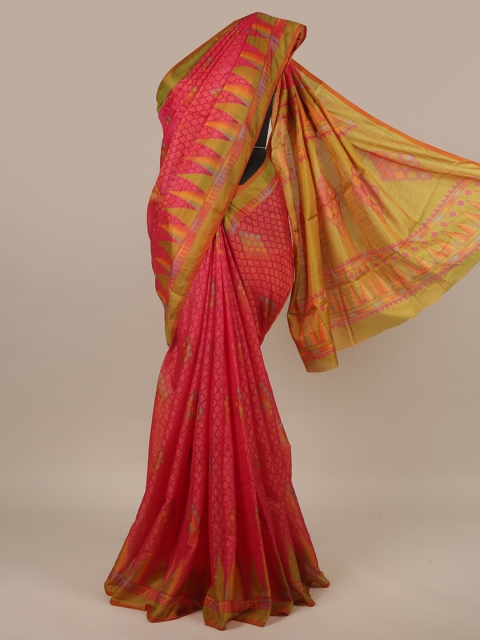 

Pothys Pink & Green Saree