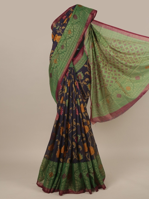 

Pothys Blue & Green Saree