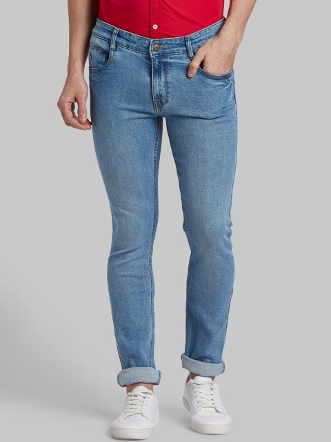 

Parx Men Blue Tapered Fit Light Fade Jeans