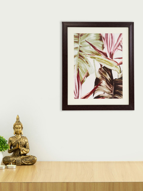 

Home Centre Green & Purple Leaf Framed Wall Art