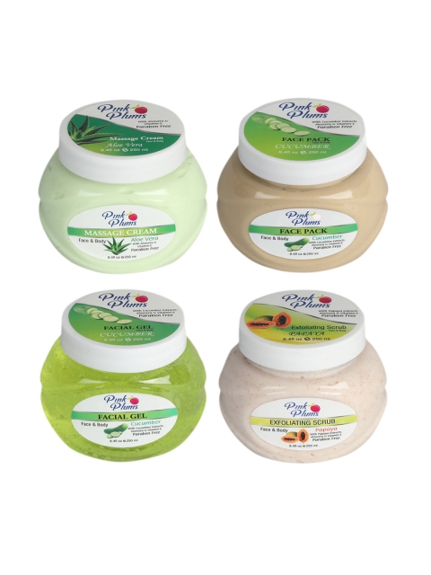 

Pink Plums Cucumber & Papaya Face & Body Massage cream, Multi