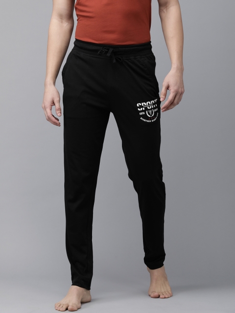 

Van Heusen Men Black Solid Lounge Pants