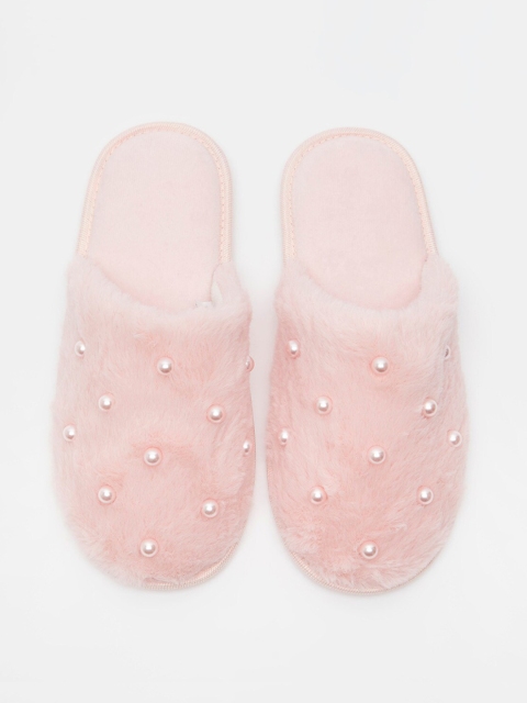 

shoexpress Women Pink Embellished Room Slippers