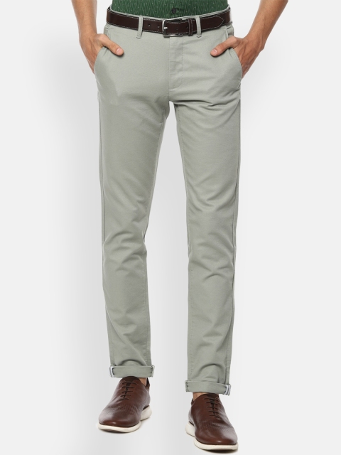 

Van Heusen Sport Men Olive Green Slim Fit Trousers
