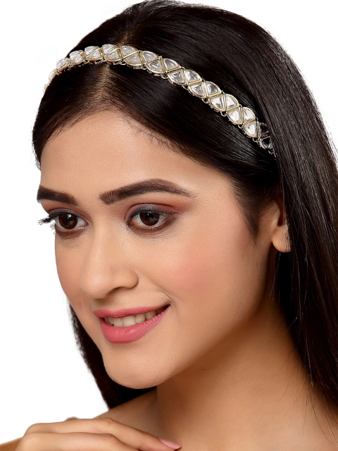 

KARATCART Women Gold-Toned Embellished Hairband