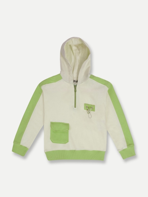 

GOJI Kids Off White Hooded Sweatshirt