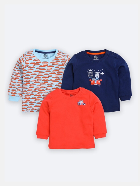 

TAMBOURINE Boys Pack Of 3 Printed T-shirts, Multi