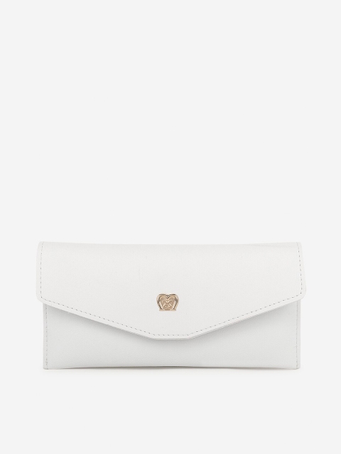 

Stropcarry Women White Envelope Clutch