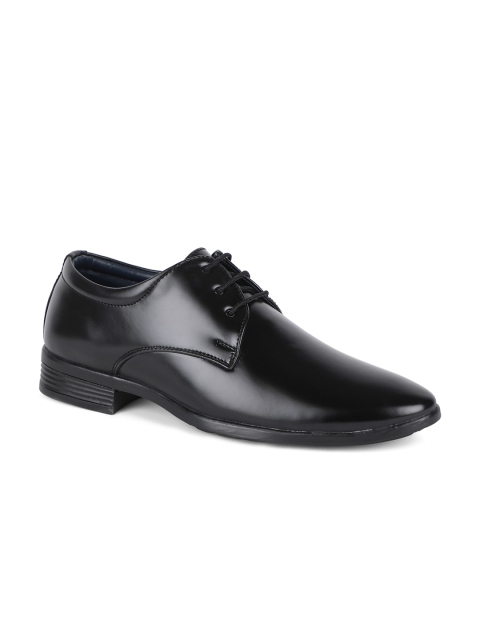 

Khadims Men Black Solid Formal Derbys