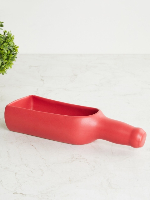 

Home Centre Red Solid Ceramic Planter