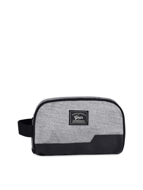 

Gear Grey Solid Water Resistant Travel Pouch