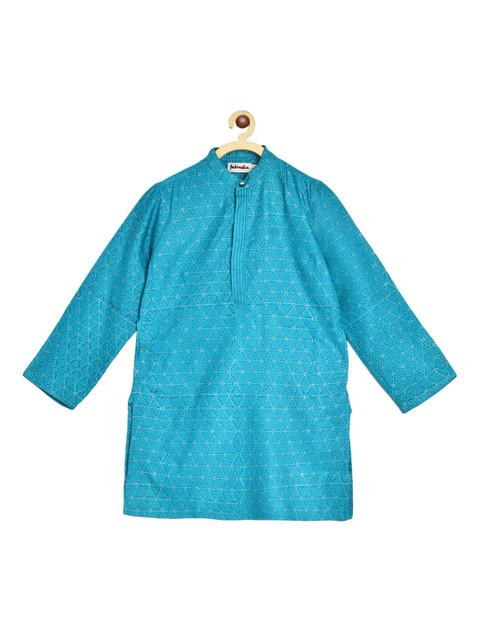 

Fabindia Boys Turquoise Blue Kurta