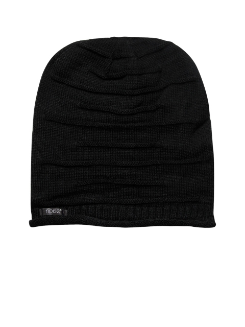 

NOISE Unisex Black Beanie