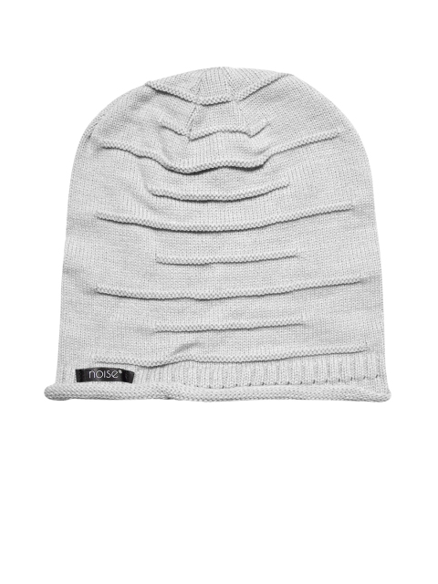 

NOISE Unisex Grey Beanie