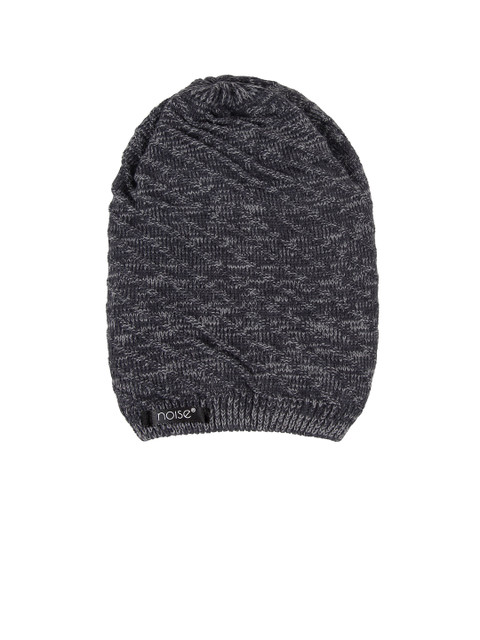 

NOISE Unisex Charcoal Grey Beanie