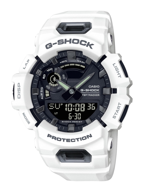 

CASIO Men Black Dial & White Straps Analogue and Digital Watch