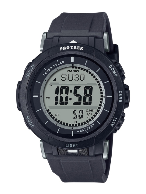 

CASIO Men Grey Dial & Black Straps Digital Solar Powered Watch