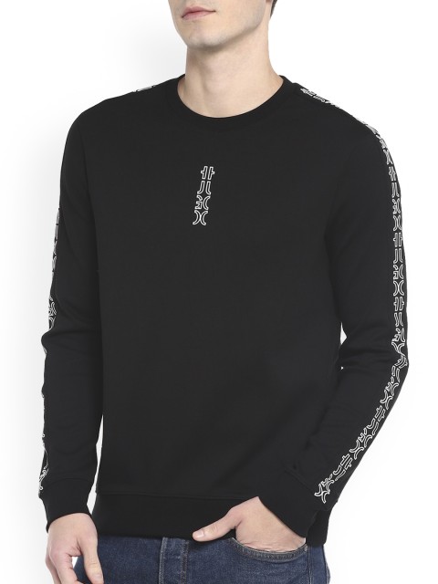 

HUGO Men Black Printed Sweatshirt