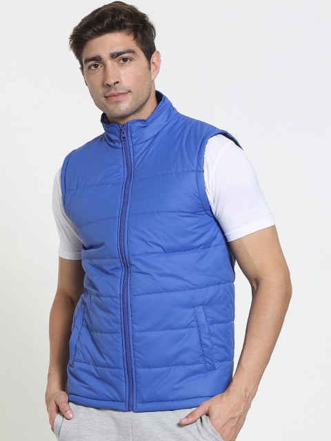 

Bewakoof Men Blue Padded Jacket