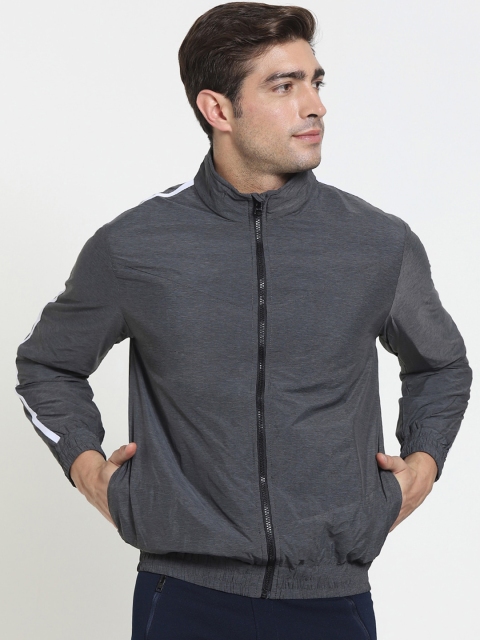 

Bewakoof Men Grey Windcheater Tailored Jacket