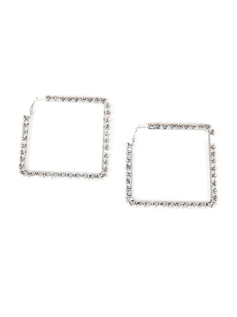 

ODETTE White Contemporary Studs Earrings