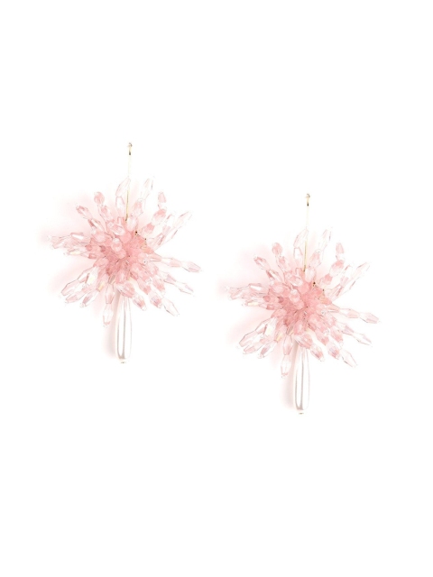 

ODETTE Pink Contemporary Drop Earrings