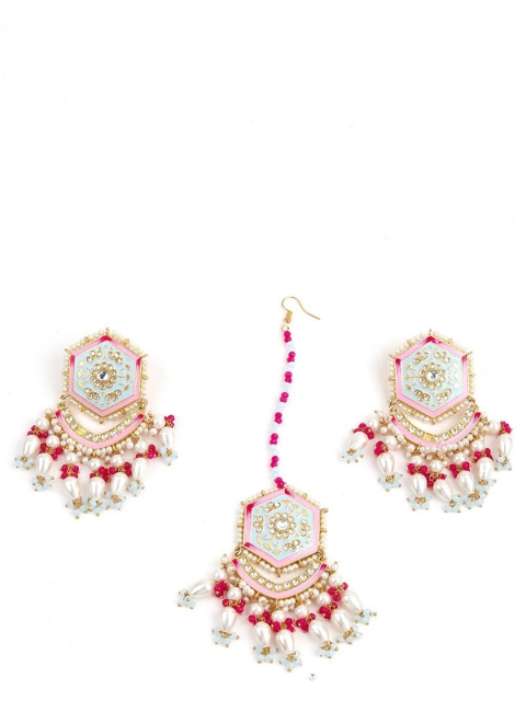

ODETTE White Contemporary Drop Earrings