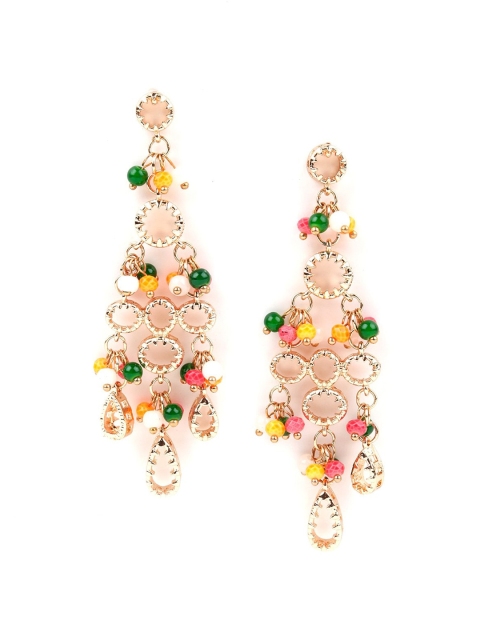 

ODETTE Gold-Toned Contemporary Drop Earrings