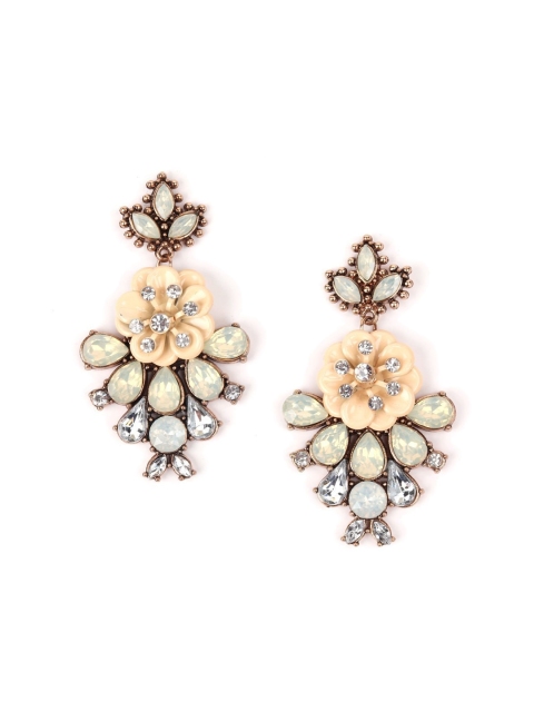 

ODETTE Gold-Toned Contemporary Drop Earrings