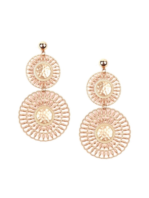 

ODETTE Gold-Toned Contemporary Drop Earrings