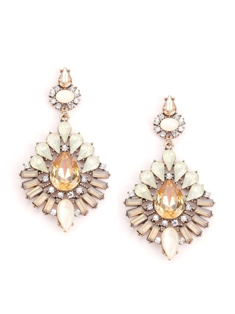 

ODETTE Gold-Toned Contemporary Drop Earrings