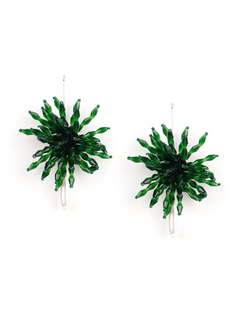 

ODETTE Green Quirky Drop Earrings
