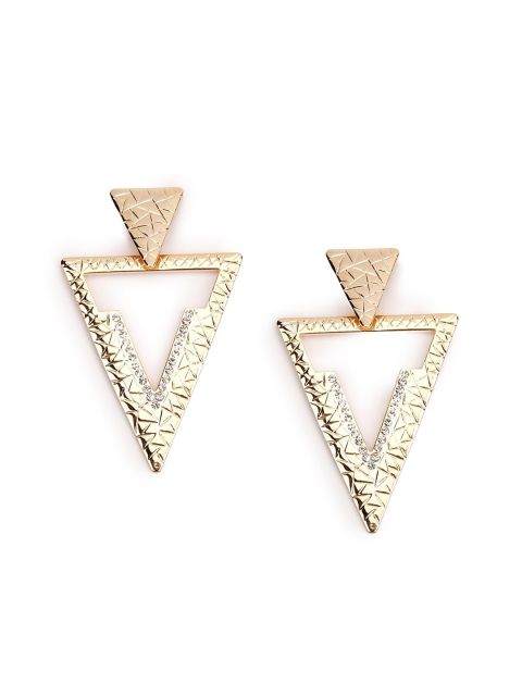 

ODETTE Gold-Toned Geometric Drop Earrings