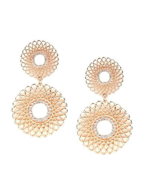 

ODETTE Gold-Toned Contemporary Drop Earrings