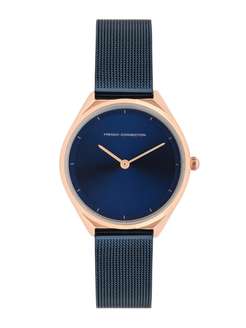 

French Connection Women Blue Dial & Blue Bracelet Style Straps Analogue Watch FC22URGM