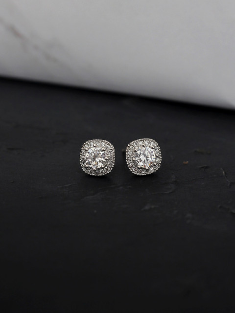 

Bellofox Gold-Plated & Silver-Toned Square Studs