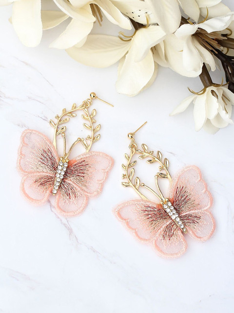 

Bellofox Pink Contemporary Drop Earrings