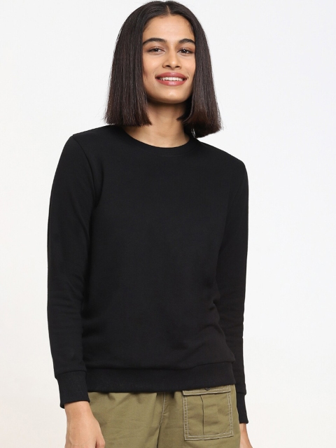 

Bewakoof Women Black Sweatshirt