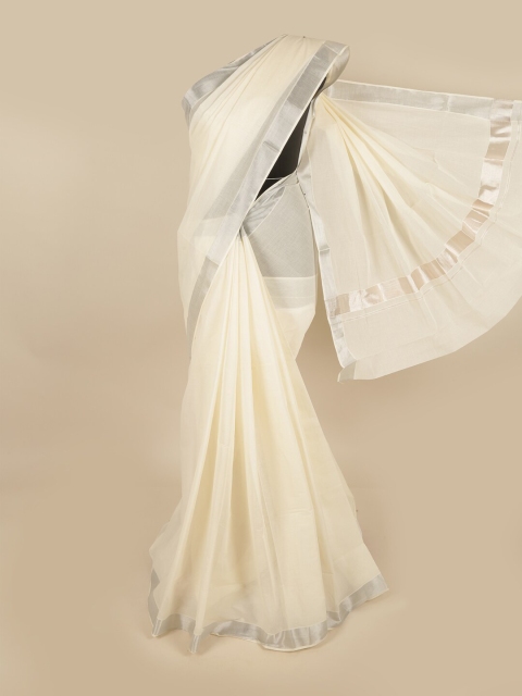 

Pothys Off White Chettinad Saree