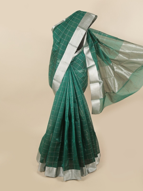

Pothys Women Green Silk Cotton Saree