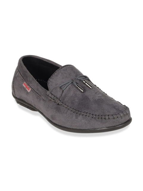 

Provogue Men Grey Textured Loafers