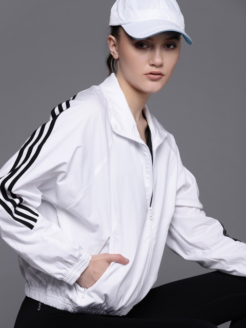 

ADIDAS Women White Sporty FI WV TT Sustainable Jacket