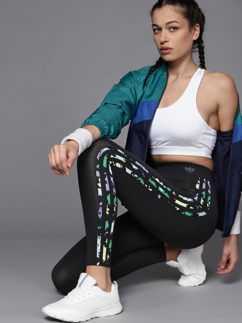 

ADIDAS Originals Women Black 3-Stripes Tights