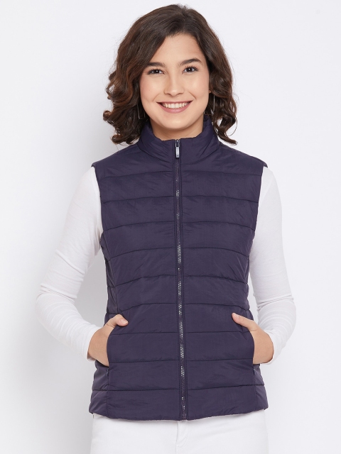 

Octave Women Navy Blue Puffer Jacket