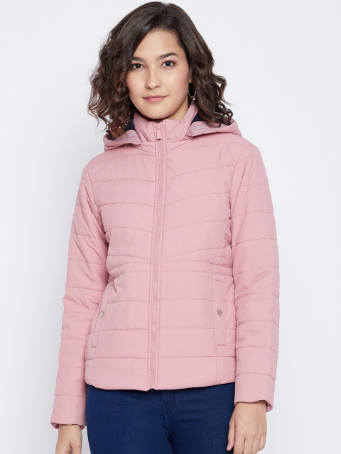 

Octave Women Peach-Coloured Padded Jacket